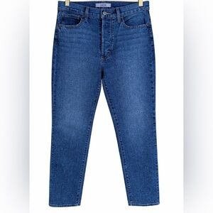 Joe's Jeans Women's Straight Leg in Deep Blue The OG Makiko